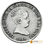 Isabel II (1833-1868). 1 Real. Madrid 1848. MBC+ MBC+ Isabel II