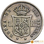 ISABEL II (1833-1868). 1 Real. Madrid. 1862. EBC-. 1 Real