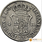 JOSÉ NAPOLEÓN. Sevilla. 4 reales. 1812. Escasa. Posible sobrefecha sobre 1 4 Reales