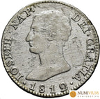 JOSÉ NAPOLEÓN. Sevilla. 4 reales. 1812 Sobrefecha rara 4 Reales
