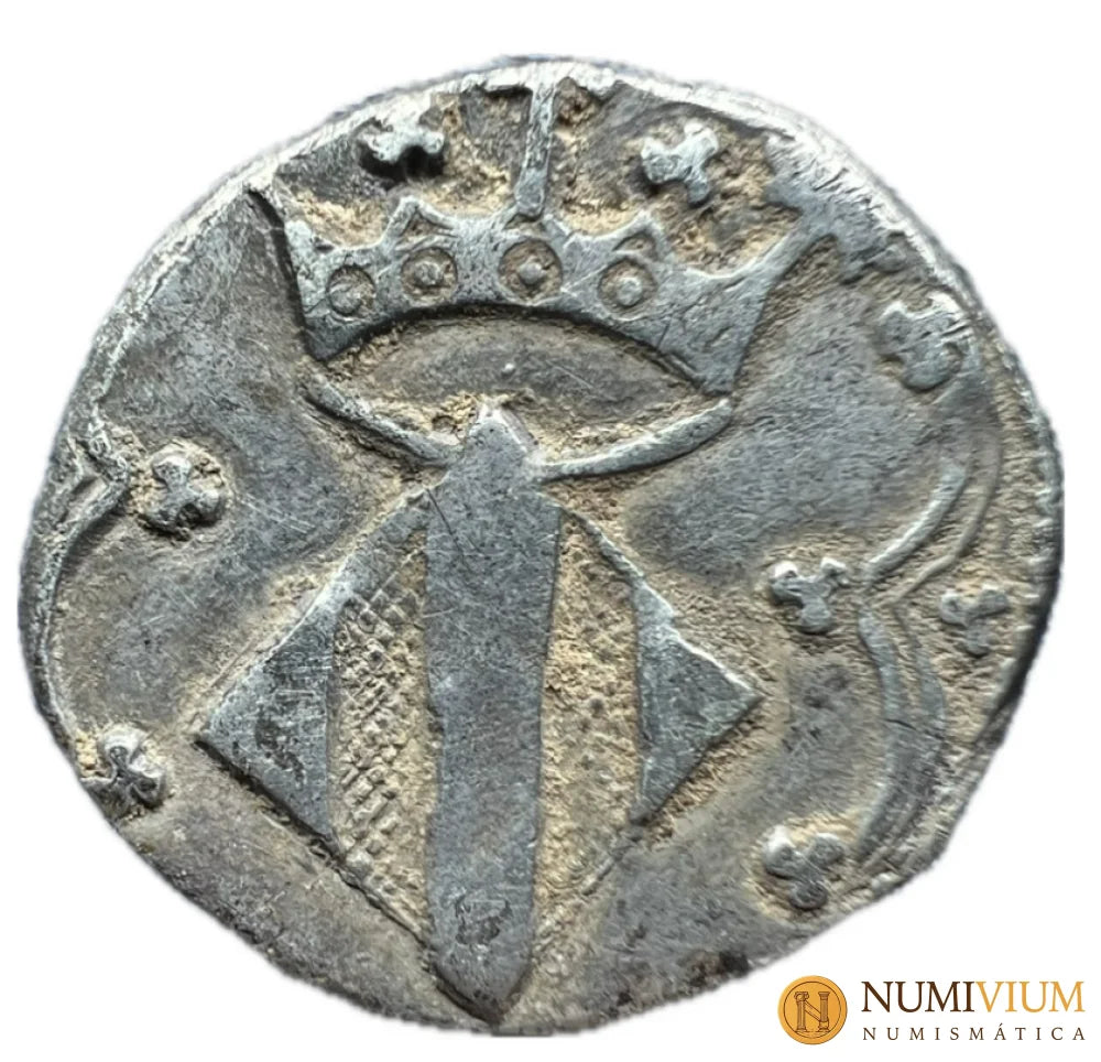 Juan II ’El Grande’ (1458-1479). 1 real. Valencia. Bonita pátina. Muy rara. MBC+.