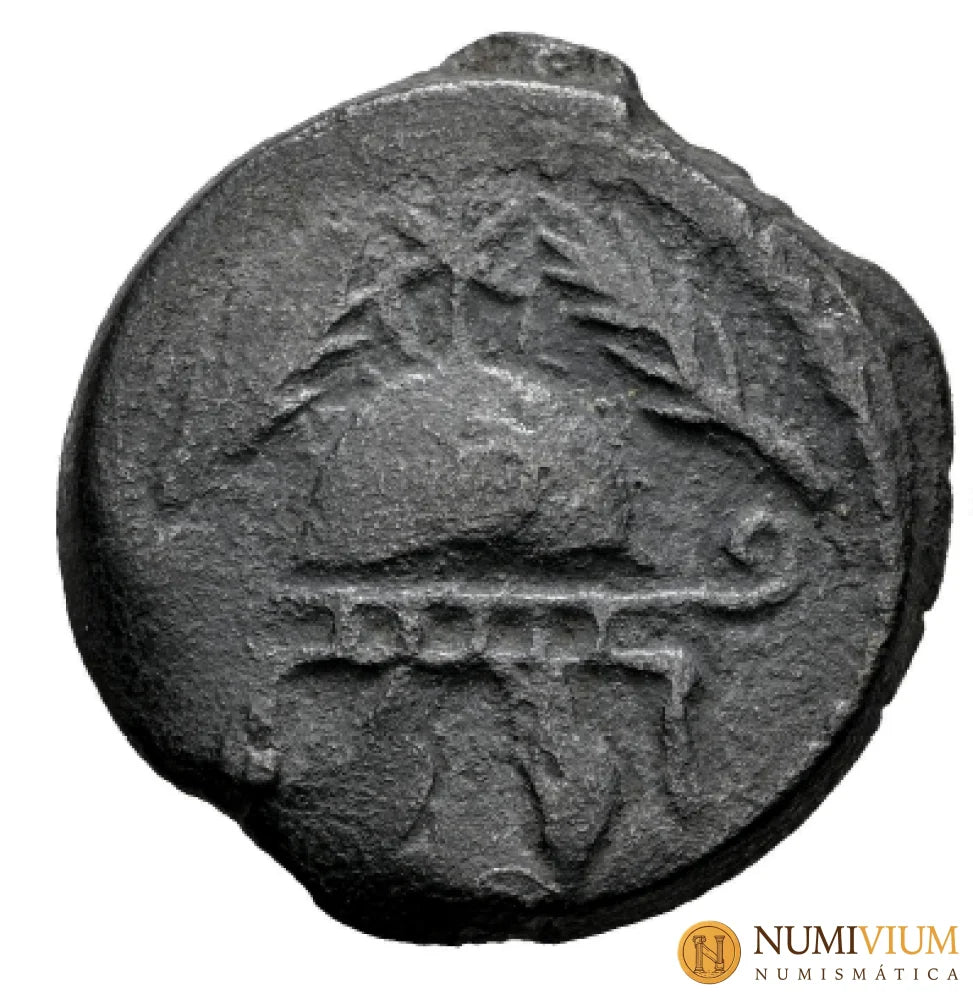 Judaea. Hasmoneo. HERODES I EL GRANDE. 8 Prutot. RY 3 = 40 BCE. Samaria Prutot