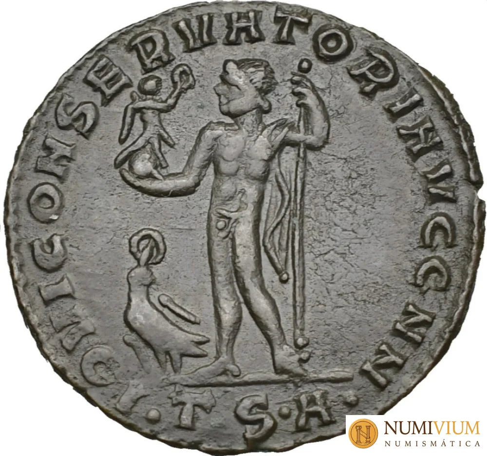 Licinio I follis Tesalónica 319. RIC 60