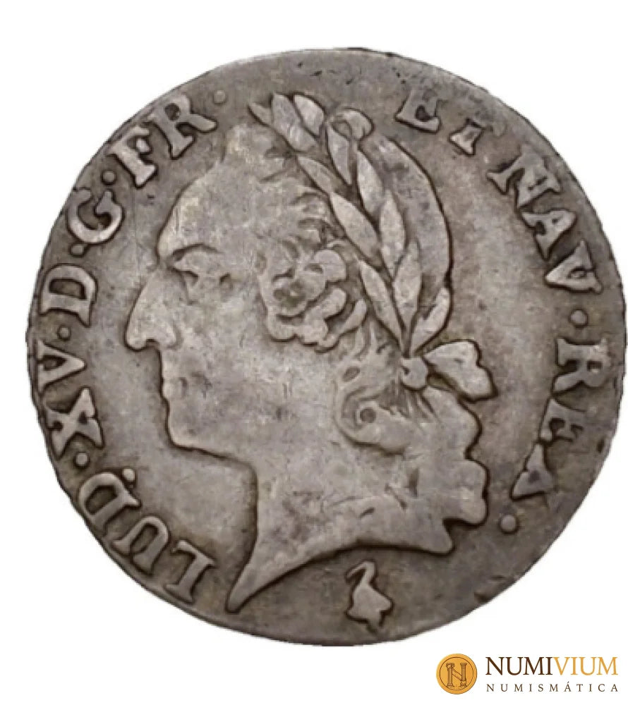 Luis XVI (1774-1792). Vingtième d’écu a nombre de Luis XV (1/20 de escudo 6 sols). 1779 (Copia)