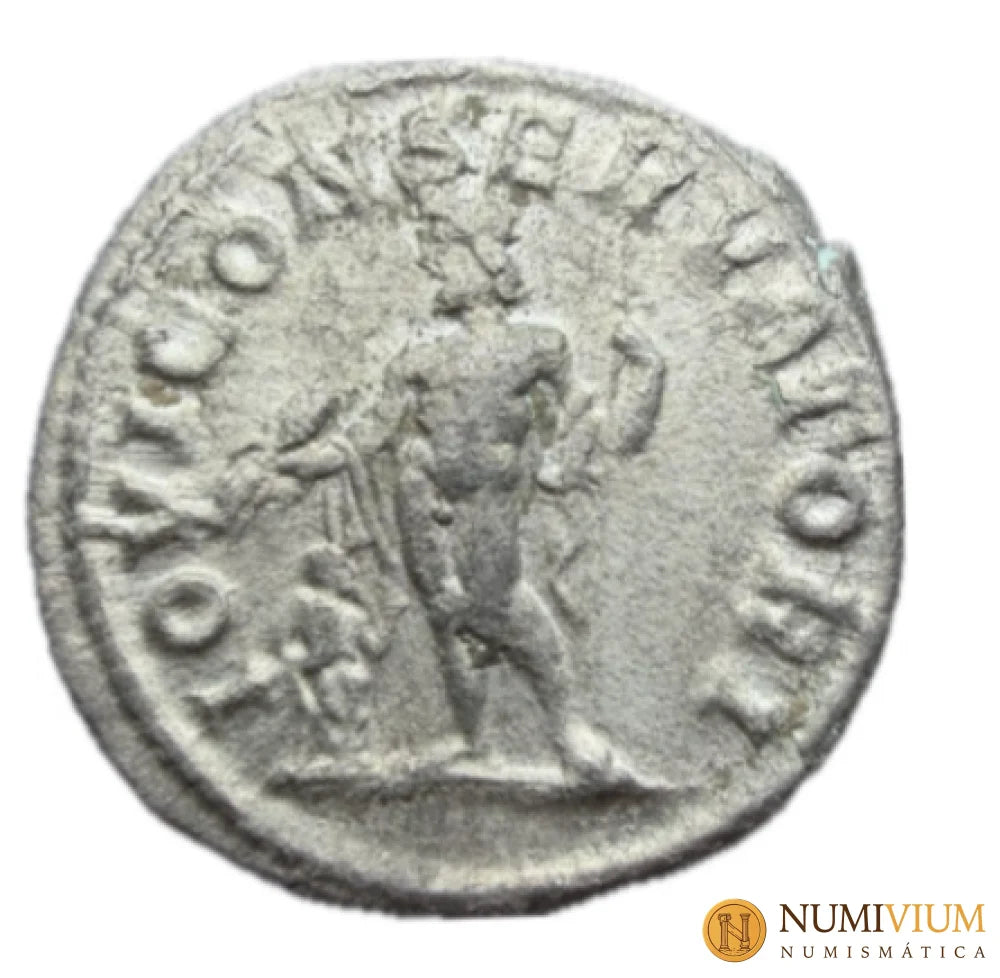 Macrinno (217-218 dC). Denario. Muy escasa.