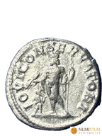 Macrinno (217-218 dC). Denario. Muy escasa.