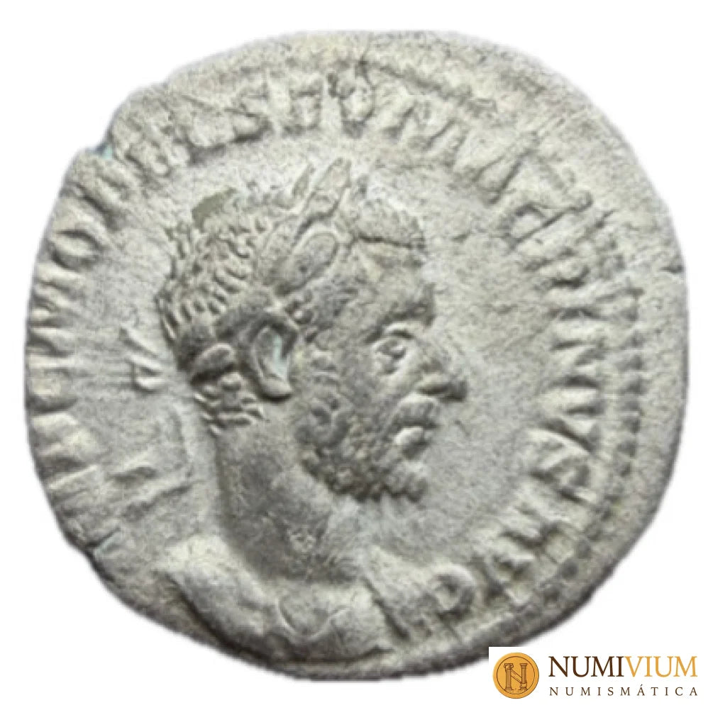 Macrinno (217-218 dC). Denario. Muy escasa.