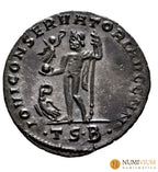 Maximino II Daza. Follis. 312-313 d.C. Thessalonica. (Ric-VI 61a). EBC
