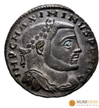 Maximino II Daza. Follis. 312-313 d.C. Thessalonica. (Ric-VI 61a). EBC