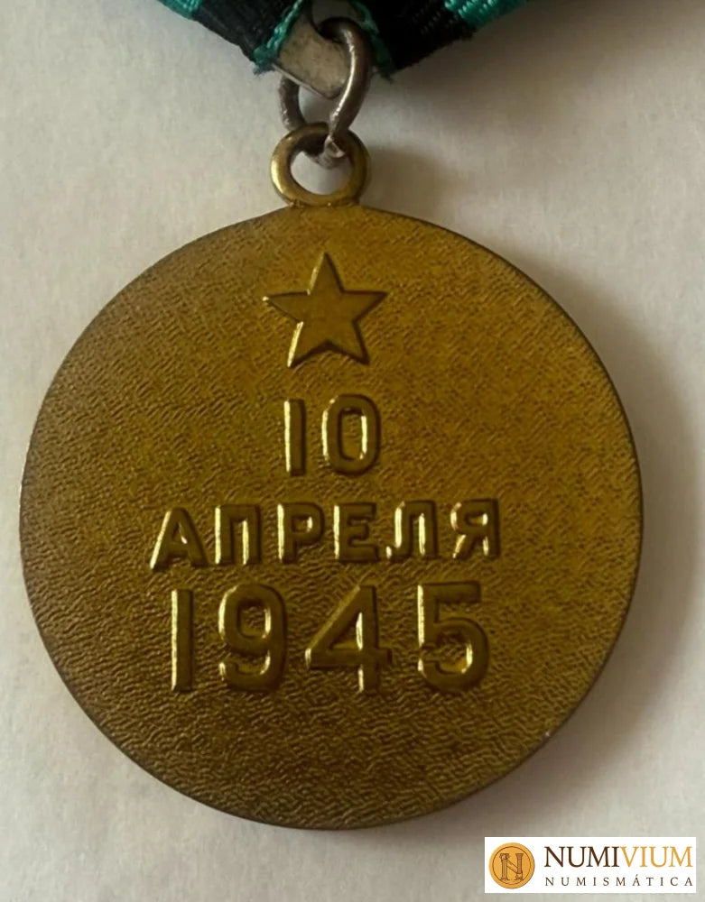 MEDALLAS RUSIA II Guerra Mundial. Medalla por toma de Könisberg. 10 de Abril de 1945