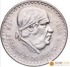 México. Estados Unidos Mexicanos. 1 Peso. Morelos. México. 1947 Mo