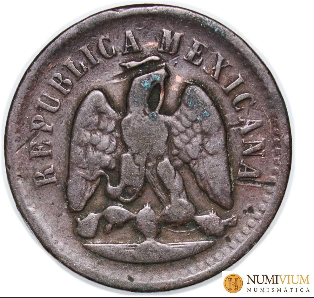 México. República. 1 Centavo. México. 1890 Mo