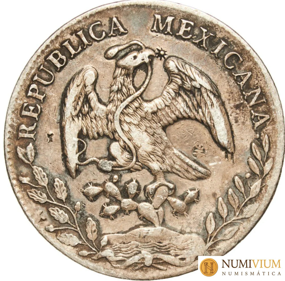 México. República. 8 Reales. Zacatecas. 1887 Zs FZ
