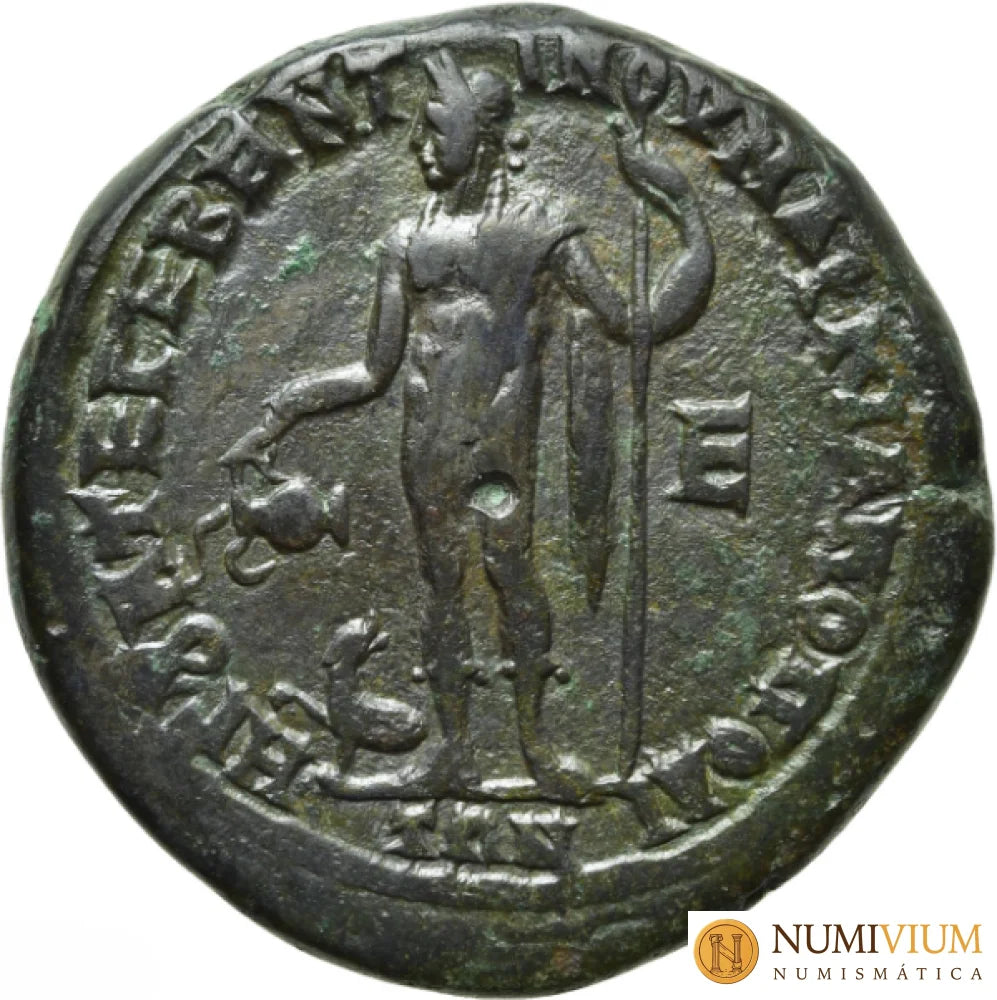 Moesia Inferior. Marcianópolis. Severo Alejandro con Julia Mamea (222-235 d.C.). AE Pentassarion.