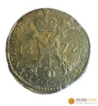 Patagón de Carlos II. Ceca de Amberes. 1672 Patagón