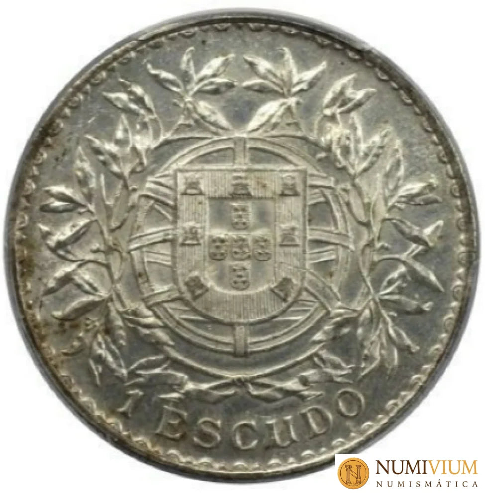 Portugal. 1 Escudo 1916. Encapsulado por PCGS