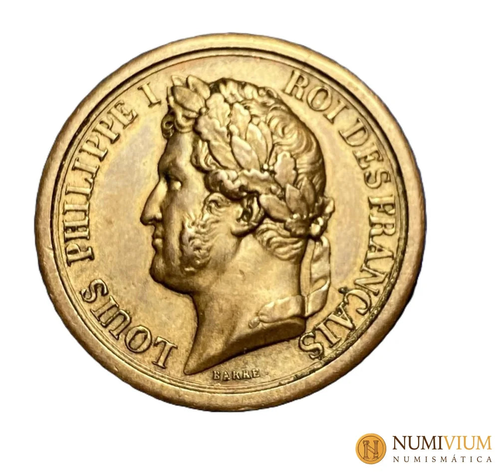 Preciosa Medalla de 1842 del Duc D’Orleans Prince Royal. EBC