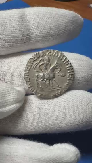 AZILISES (57-35 a.C.). Tetradracma. MBC+