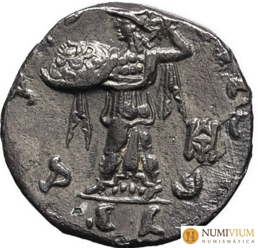 Reino de Bactria. Menandro I Sóter (160-135 a.C.). Dracma. Dracma