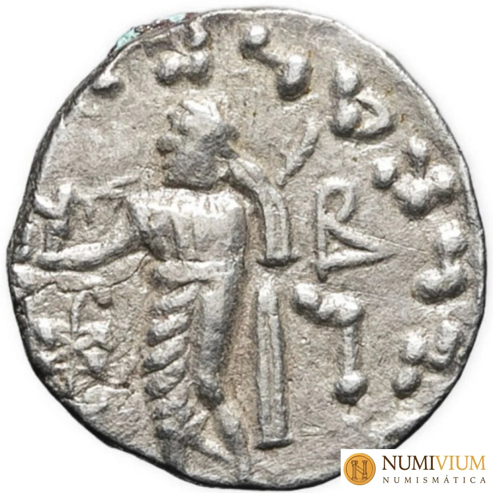 Reyes Indoescitas. Azes II (35-12 a.C.). Dracma Dracma
