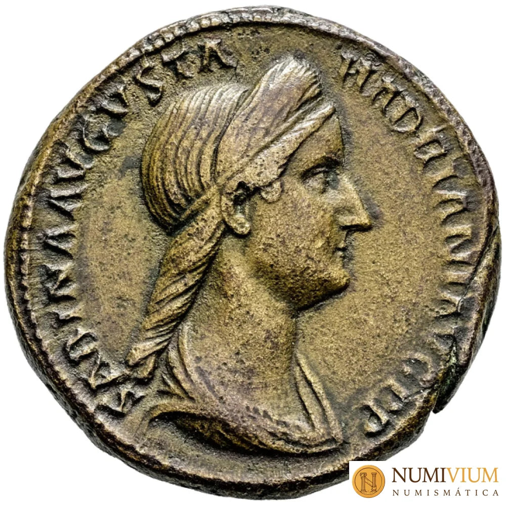 Sabina. Sestercio. 136-138 d.C. Roma. MBC+