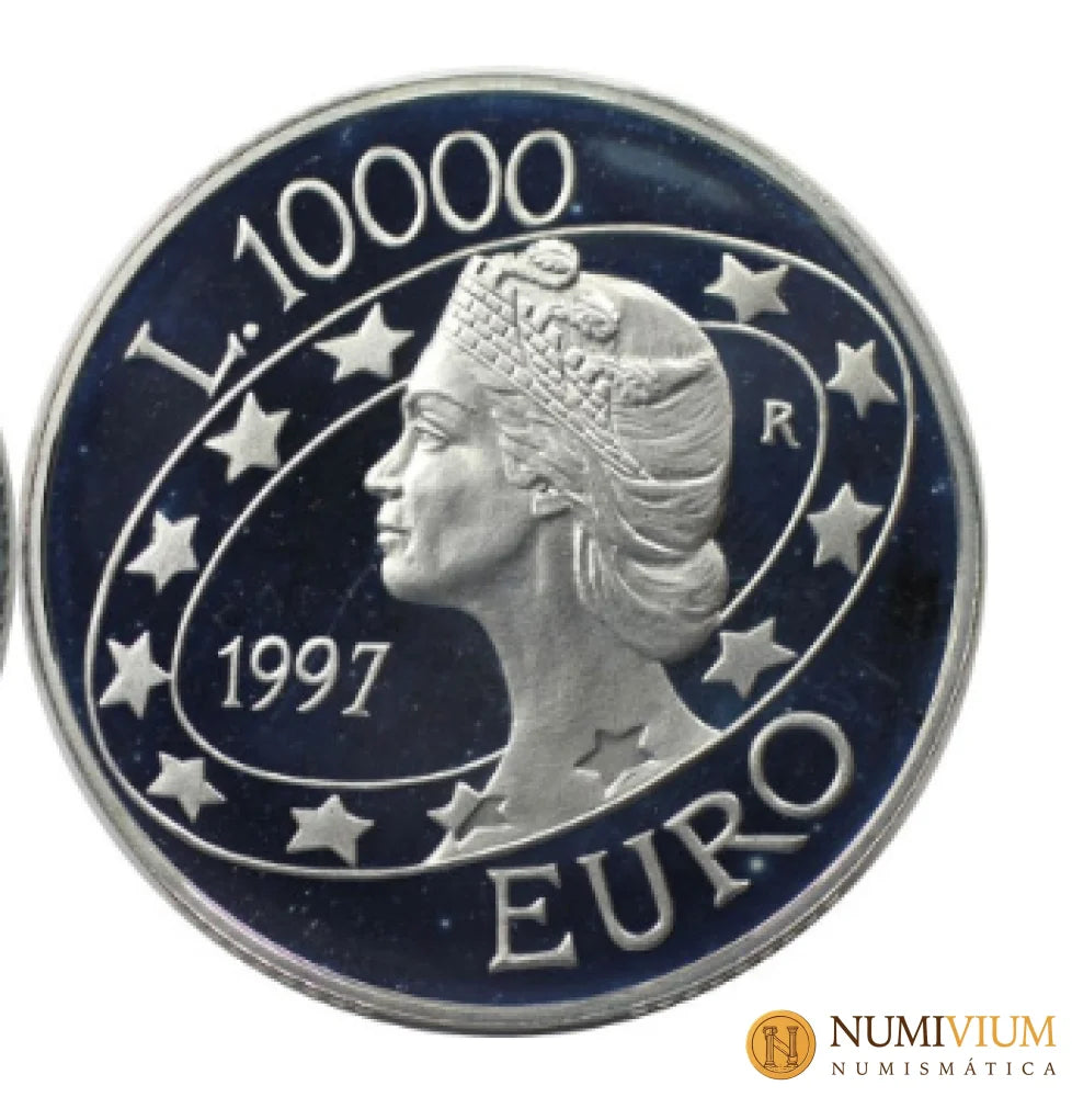 SAN MARINO. 10.000 LIRAS. 1997. PLATA. CALIDAD PROOF.