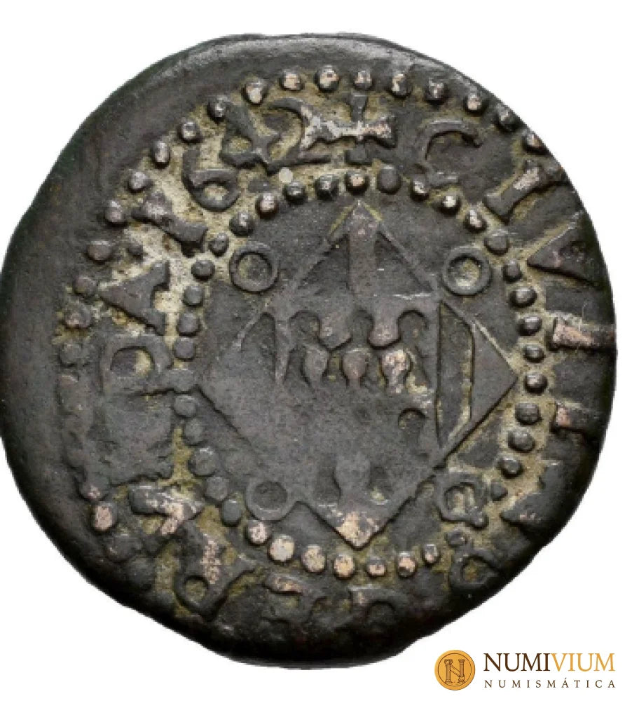Seiseno. 1642. Gerona. Busto de Luis XIII. MBC-