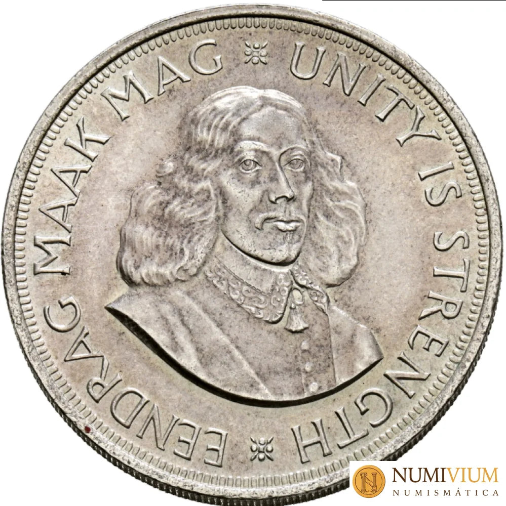 SUDÁFRICA. 50 Cents 1964. Jan Van Riebeeck. Plata. EBC