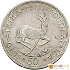 SUDÁFRICA. 50 Cents 1964. Jan Van Riebeeck. Plata. EBC