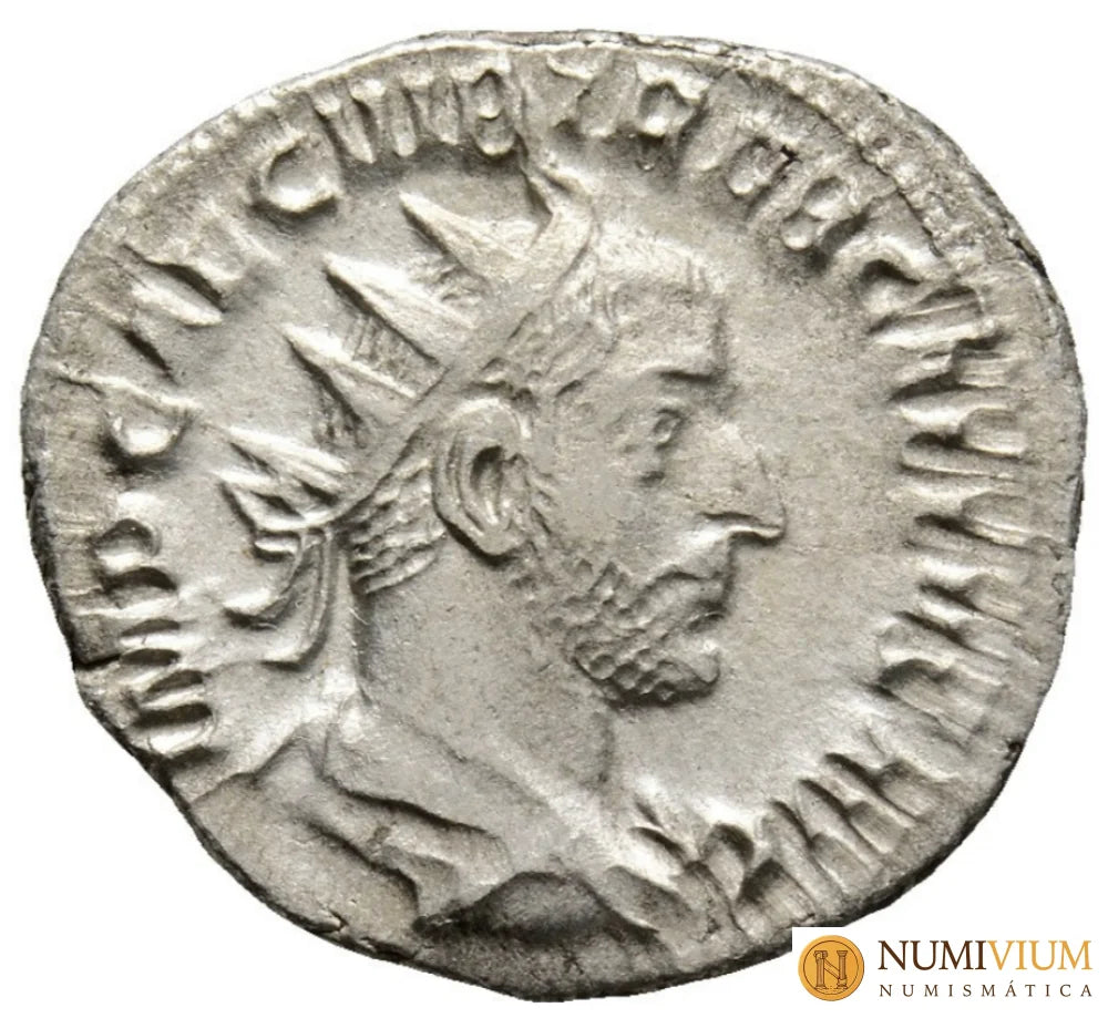 TREBONIANO GALO. 251–253 d.C. Antoniniano de plata. RIC-38. Antoniniano