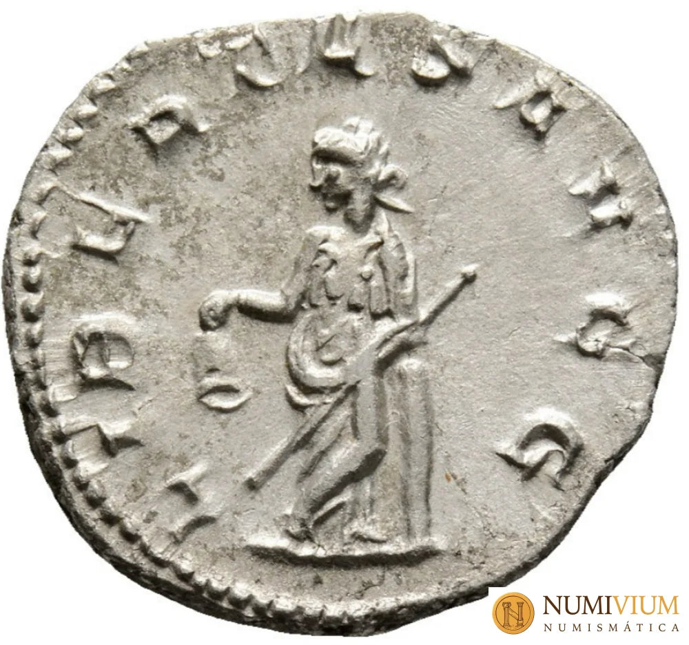 TREBONIANO GALO. 251–253 d.C. Antoniniano de plata. RIC-38. Antoniniano