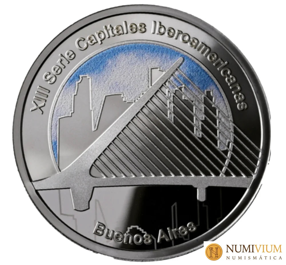 XIII SERIE IBEROAMERICANA ”CAPITALES”. Colección Color. Monedas de 7 países. 2024