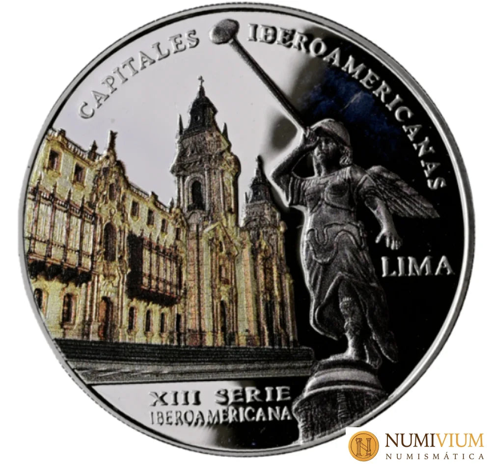 XIII SERIE IBEROAMERICANA ”CAPITALES”. Colección Color. Monedas de 7 países. 2024
