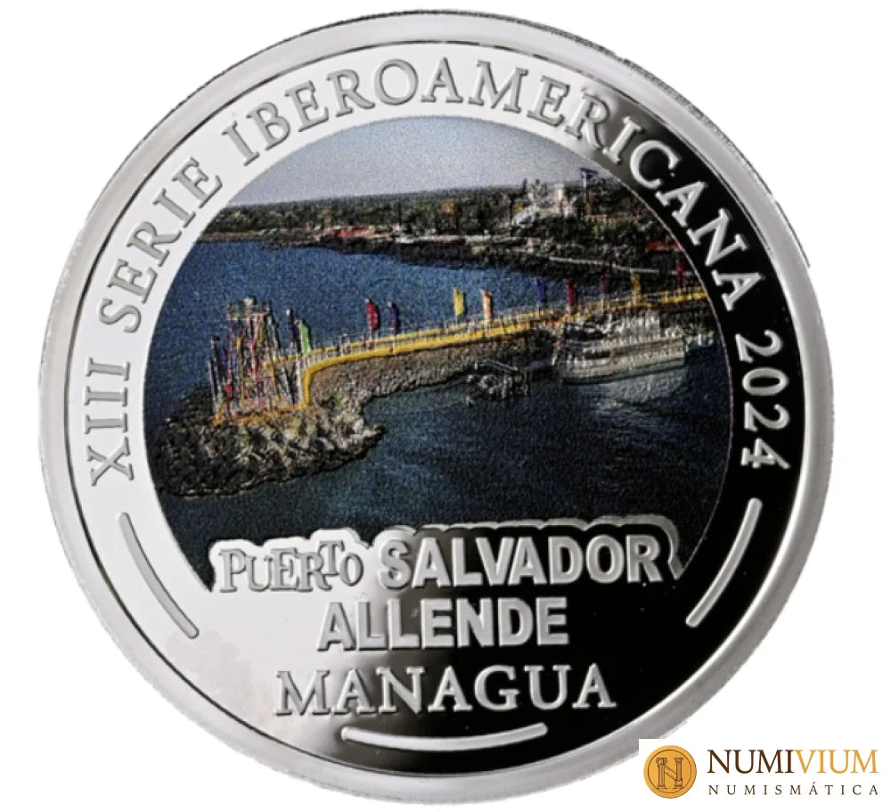 XIII SERIE IBEROAMERICANA ”CAPITALES”. Colección Color. Monedas de 7 países. 2024