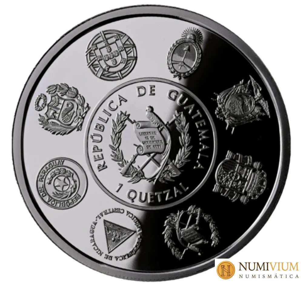 XIII SERIE IBEROAMERICANA ”CAPITALES”. Colección Color. Monedas de 7 países. 2024